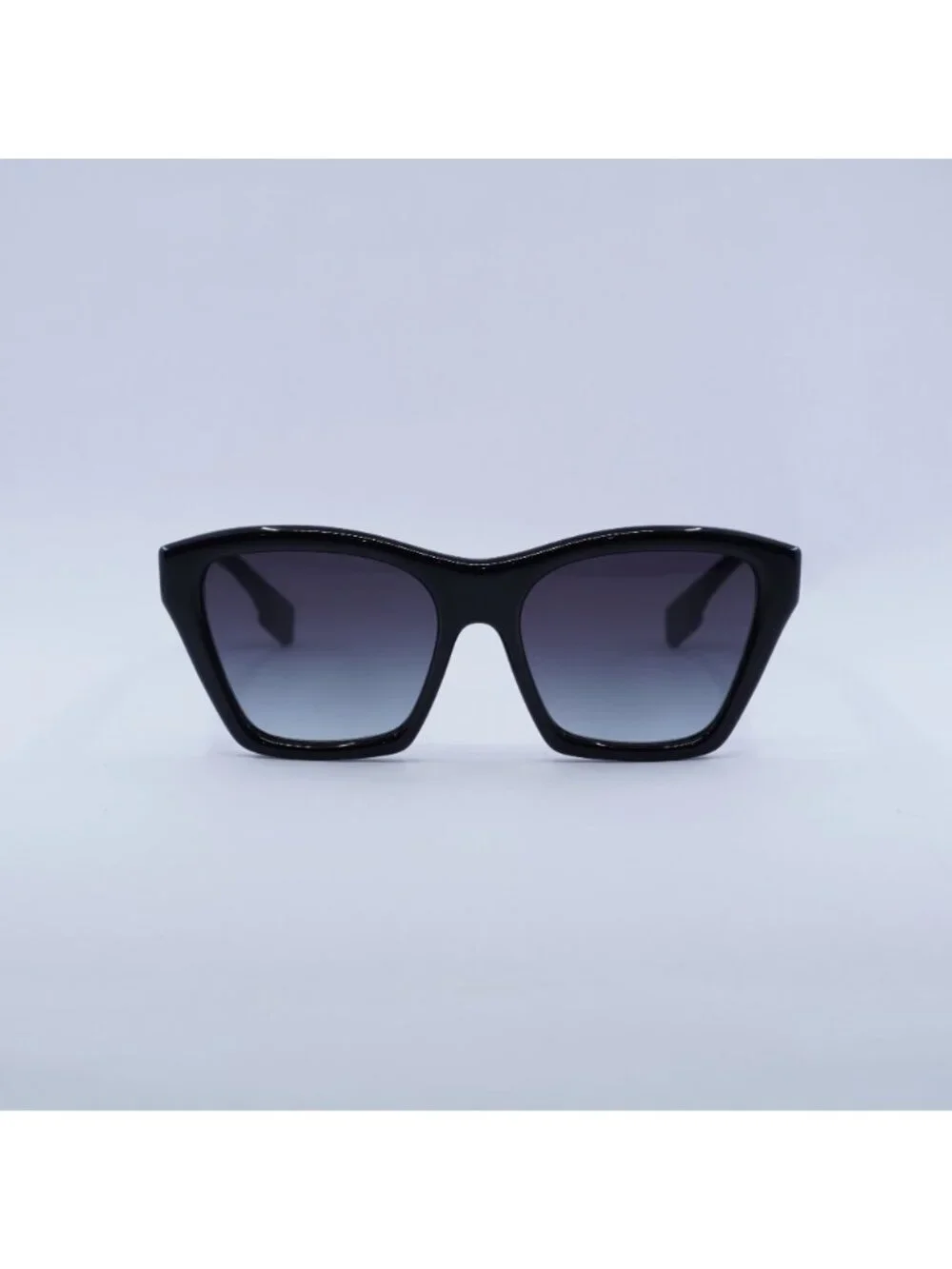 Burberry BE4391 30018G Square Sunglasses Black Frame, Grey Gradient Lenses